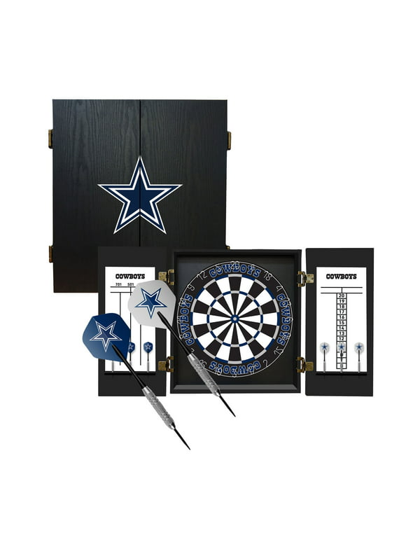 Dallas Cowboys Imperial Fans Choice Dartboard Cabinet