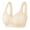 Beige, variant on Utoimkio Wireless Bras for Women Front Closure Push Up Bras for Women No Underwire Comfort Breathable Everyday Bras