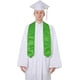 thumbnail image 2 of Estola Verde Diploma Universitario Blanco Adulto Bechalor Bautismo Clero Sacerdote Robado 16 Colores, 2 of 5