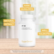 SuperSmart PP40 Pao Pereira 240mg per Day (Well-Tolerated) - Rare Alkaloids Content - Natural Extract | Non-GMO & Gluten Free - 90 Vegetarian Capsules