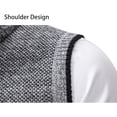 thumbnail image 2 of Chaleco De Lana Para Hombre |Trabajo |Diario |Ocio,Chaleco De Lana Para Hombre,Chaleco De Trabajo De Oficina De Lana Para Hombre Crazyyours,Chalecos De Ropa Exterior Para Hombre, 2 of 8