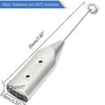 thumbnail image 4 of Milk Frother Handheld Electric Foam Maker with Stainless Whisk for Bulletproof Coffee Latte Cappuccino Hot Chocolate, 4 of 7