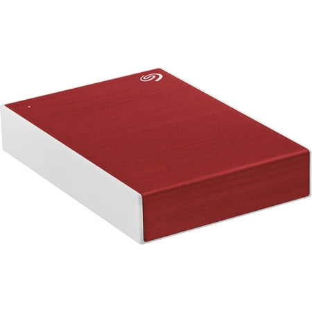 Seagate - Backup Plus 5TB External USB 3.0 Portable Hard Drive - Red