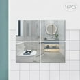 thumbnail image 4 of 16 Pcs Acrylic Wall Mirrors 12×14in 0.08in Clear Undistorted for Home Bathroom Bedroom Decor, 4 of 11
