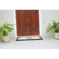 thumbnail image 2 of First Impression Scrolled Medallion Monogrammed Indoor/Outdoor Door Mat, 2 of 11