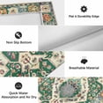 thumbnail image 5 of Green Orange Beige Boho Outdoor Rug 4x6 Ft, Non Slip Washable Area Rug, Retro Ethnic Tribal Abstract Art Patio Rugs Carpet Runner, Large Floor Mat for Indoor/Outdoor Deck Porch Camping, 5 of 8