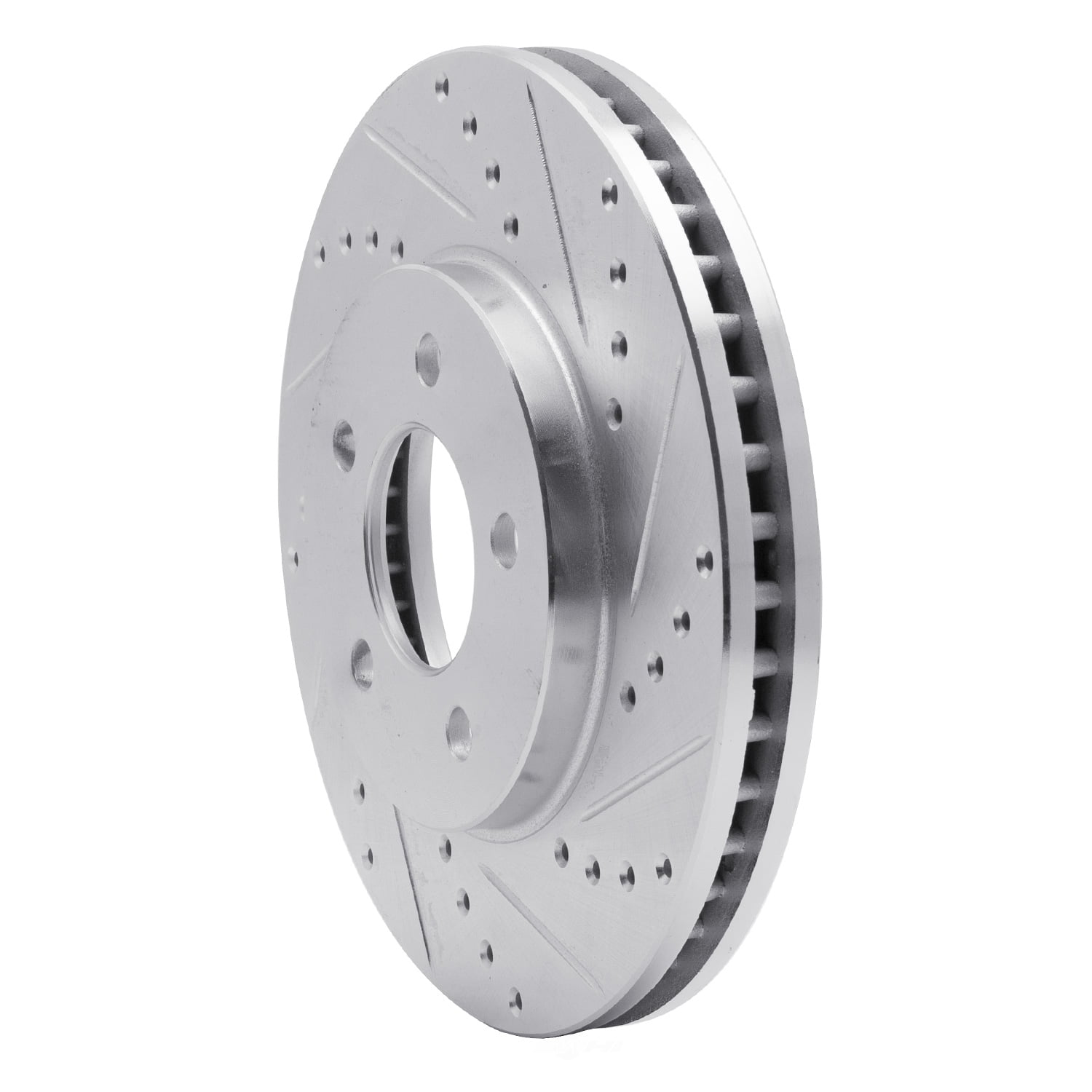 Dynamic Friction Company 631-54056R DFC Brake Rotor - Drilled And Slotted - Silver