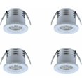 thumbnail image 1 of Set of 4 mini recessed LED spotlights, 3 W, warm white White.., 1 of 3