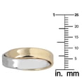 thumbnail image 3 of KoolJewelry 10k Two-tone Gold High Polish Rolling Ring, 3 of 4