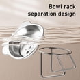thumbnail image 5 of Elevated Pet Feeder Bowl with 15° Tilt, Stainless Steel Raised Dish with Removable Stand for Cats and Small Dogs, 5 of 8