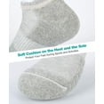 thumbnail image 3 of CAILDANL Athletic Running Ankle Socks, Low Cut Cushioned Anti-Blister Tab Sports Socks Men Women 6Pairs, 3 of 7