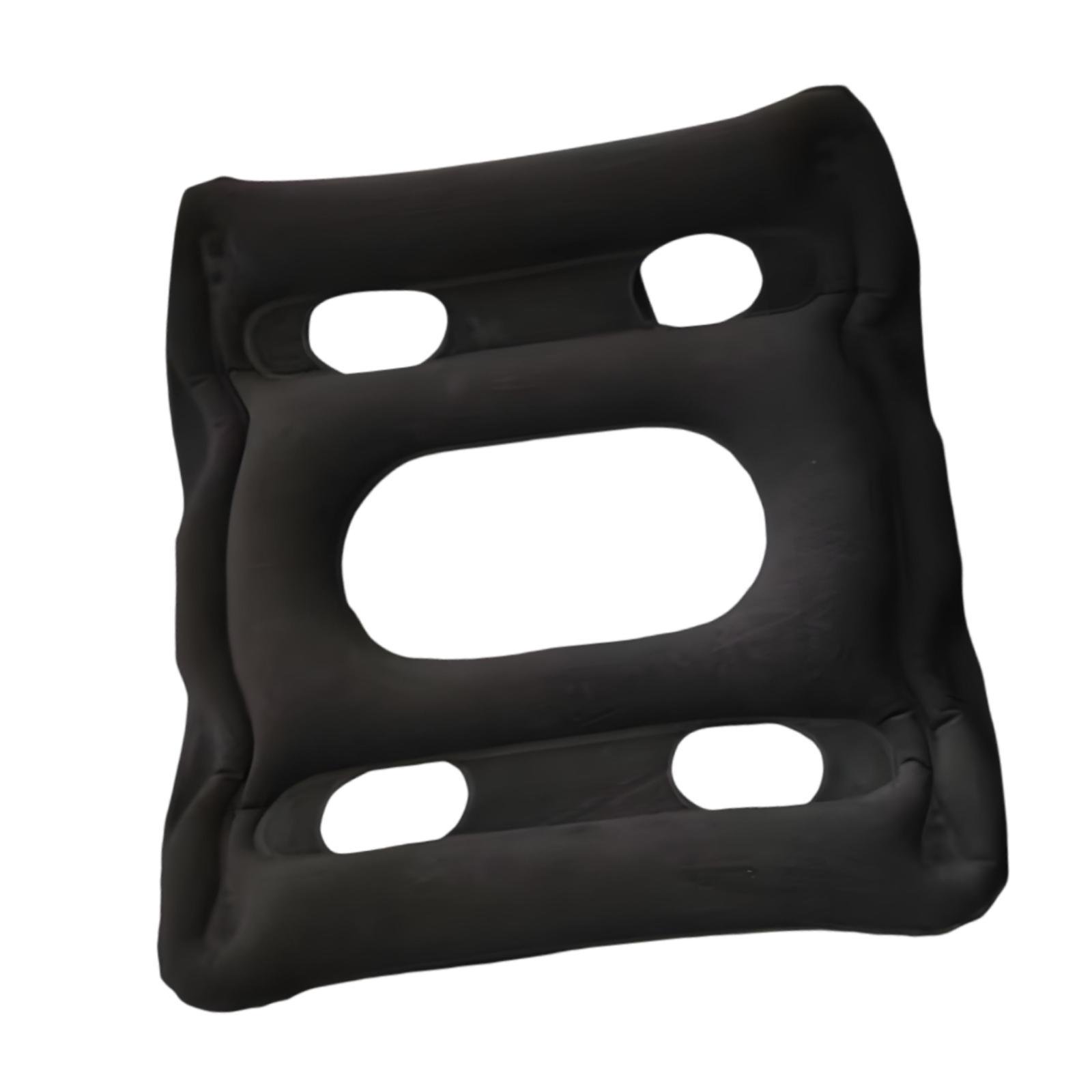 Bothyi Inflatable Donut Cushion Portable Chair Cushions Lightweight Innovative Seat Pad black