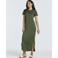 thumbnail image 2 of 3-Pack: Women’s Casual Short Sleeve Maxi Dress – Summer Dress with Slit & Pockets (Available in Plus Size), 2 of 7