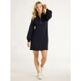 thumbnail image 2 of Free Assembly Women’s Half Zip Sweatshirt Mini Dress Sizes XS-XXL, 2 of 5