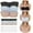 3 Pack: Basic Assortment W/ Clear Convertible Straps, variant on Women's Pack of 3 Padded Wired Bra with Clear Convertible Straps - Basic Assortment - 38C