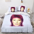thumbnail image 2 of David Bowie Bedding Set Pieces Rock 'n' Roll Singer Duvet Cover and Pillowcase in Comfortable and Soft Cotton Microfiber R, 2 of 5