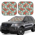 thumbnail image 1 of Fotbe Rose Flowers Juego de 2 Piezas de Parasoles para Parabrisas | Bloqueador Solar para Auto | Accesorios Plegables para Protección Solar Interior-Small, 1 of 6