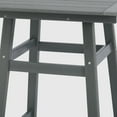 thumbnail image 7 of WestinTrends Outdoor 37" Counter Height HDPE Patio Square Bar Table, Gray, 7 of 7