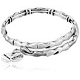 thumbnail image 1 of Alex and Ani Water Metal Wrap Rafaelian Silver Bangle Bracelet, 1 of 6