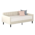 thumbnail image 6 of Miniyam Twin Size Upholstered Daybed, Sofa Bed Daybed Frame with Wood Slat Support for Living Room, Bedroom, White, 6 of 6