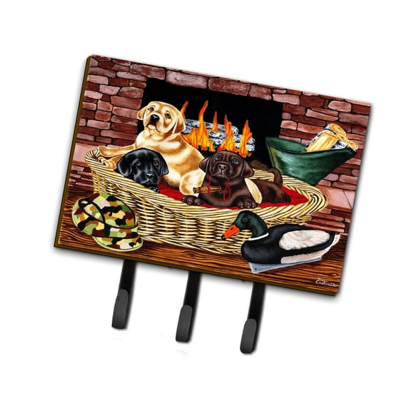 Carolines Treasures AMB1362TH68 The Next Generation Labrador Leash or Key Holder Triple multicolor