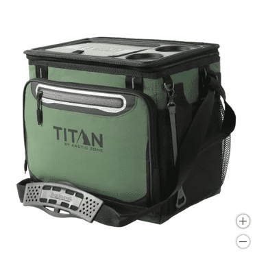 Titan 40-can Collapsible Cooler Dark Green