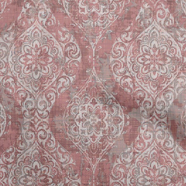 oneOone Polyester Spandex Dusty Pink Fabric Asian Sewing Craft Projects Fabric Prints By Yard 56 Inch Wide
