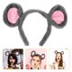 thumbnail image 5 of WORGEOUS Diadema con orejas de ratón Animal, diadema con orejas de Animal, ratón de dibujos animados, accesorio de Cosplay, 5 of 6
