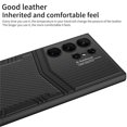thumbnail image 4 of SaniMore Case for Samsung Galaxy S23 6.1" 2023 Release, Built-in Stylus Pen Stylish PU Leather Suppout Wireless Charging Shockproof Anti-fall Heavy Duty Protective Shell For Galaxy S23, Carbon Fibre, 4 of 10