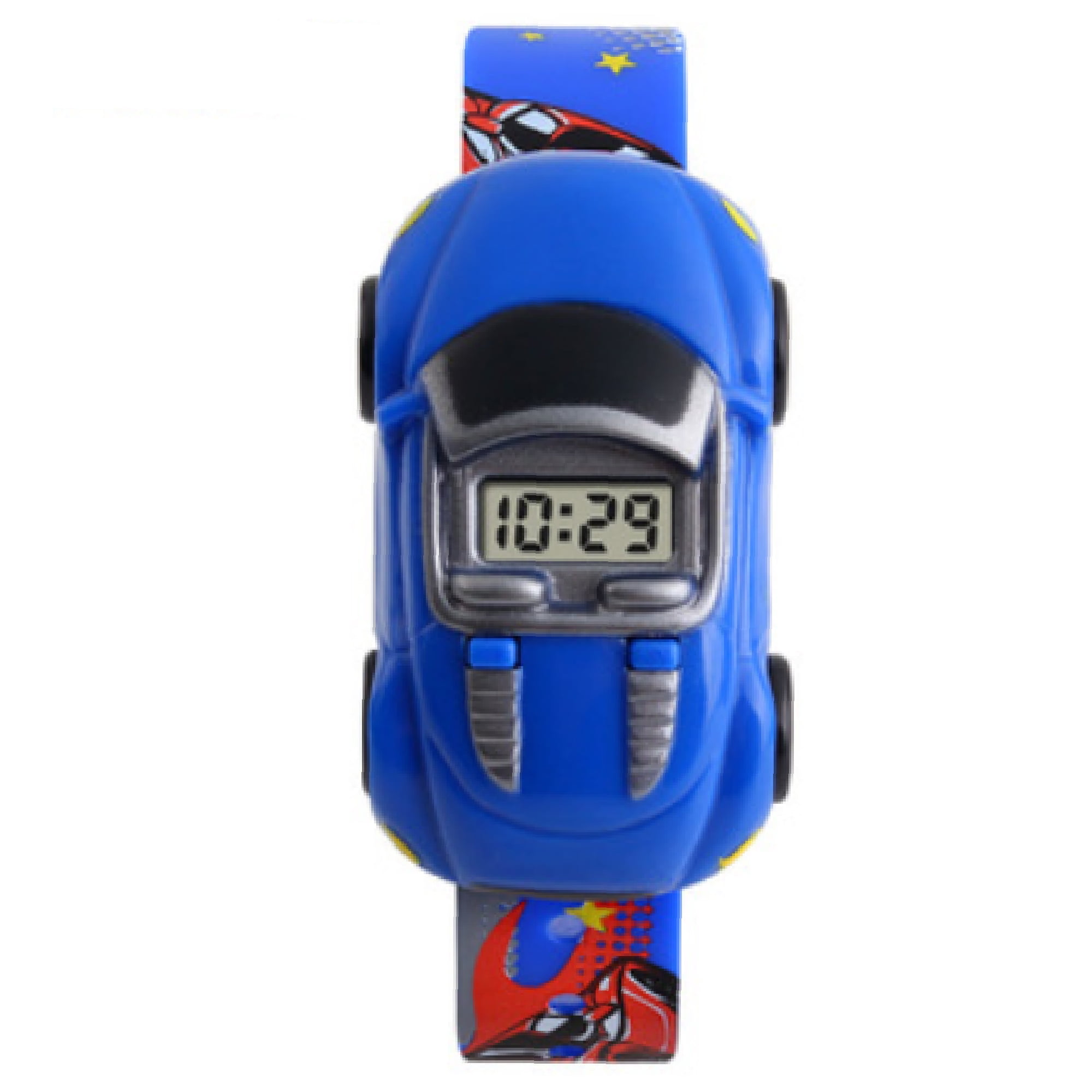 SKMEI Boys Digital Car Watch, Detachable Toy, 4 to 7 year olds