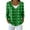 Green, variant on Women's Fashion Long Sleeve Christmas Snowman Snowflake Print Jacket Cardigan for Holiday Party and Casual Daily Wear,Dark Green,S