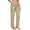 Khaki, variant on LVHAOGJOB Womens Full Length Yoga Pants Leggings High Waisted Soft Stretchy Pants for Ladies Solid