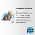 thumbnail image 2 of Bengal Cat Watercolor Style Mouse Pad Low Profile Gaming Mat, 2 of 7