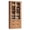 Walnut, variant on 72" Tall Modern Farmhouse Pantry Cabinet, Glass Door Storage Sideboard with Drawers and Adjustable Shelves for Dining Room, Living Room, or Bathroom - White