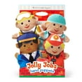 thumbnail image 4 of Melissa & Doug Jolly Helpers Hand Puppets (Set of 4) - Construction Worker, Doctor, Police Officer, and Firefighter, 4 of 10