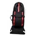 thumbnail image 4 of Mochila para patineta, longboard, bolsa de transporte, multifunción, portátil, con correas ajustables, mochila de viaje, bolsa para patineta para Rojo, 4 of 8