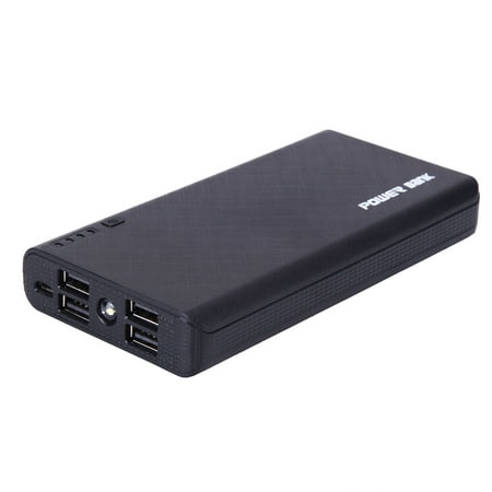 POWERNEWS 4 USB 900000mAh Power Bank LED External Backup Battery Charger F