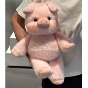 Pig Stuffed Animal Big Plush Pillow, Giant Walking Pig Cute Kawaii Pink Pig Hugging Pillow Stuffed Pig Plush Toy, Soft Cuddle Plush Toy Pink Piggy Perfect for Christmas and Birthdays Gift