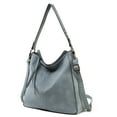 thumbnail image 3 of Montana West Hobo Bag for Women Crossbody Purse and Handbags Ladies Chic Shoulder Bags, Light Blue, 3 of 7