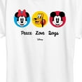 thumbnail image 3 of Disney - Mickey & Minnie Peace Love Dogs - Women's Short Sleeve Graphic T-Shirt, 3 of 5