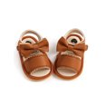 thumbnail image 3 of Ochine Baby Girls Slipper PU Sole Non Slip Infant Walking Sandals Summer Toddler Crib Shoe,0-18M, 3 of 6
