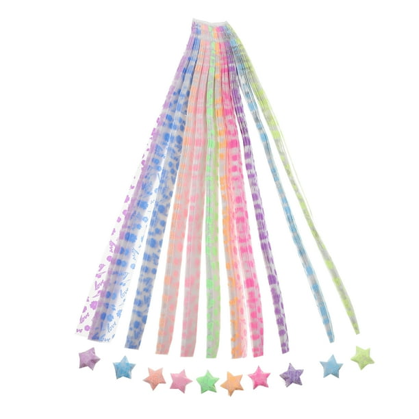 EeaseMX 630 Uds. Tiras de estrellas de Origami, papel artesanal, estrellas de Origami, Material hecho a mano para manualidades de estrellas