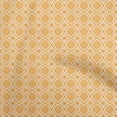 thumbnail image 1 of oneOone Georgette Viscose Mustard Yellow Fabric Block Sewing Craft Projects Fabric Prints By Yard 42 Inch Wide, 1 of 5