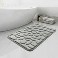 thumbnail image 6 of Mdesiwst Non-slip Carpet Cobblestone Embossed Non-slip Floor Mat Water Absorbent Carpet for Bathroom Bedroom More, 6 of 8