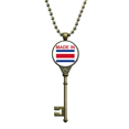 thumbnail image 1 of Costa Rica Country Love Key Necklace Pendant Tray Embellished Chain, 1 of 3