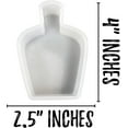 thumbnail image 4 of Crown Bottle Car Freshie Silicone Mold Royal 4x2.5x1 for Scented Aroma Beads add Cardstock Alcohol Drip Bottle Can Soap, Car Candle, Resin Oven Safe Bake Heat Resistant to 400 F Supplies, 4 of 6