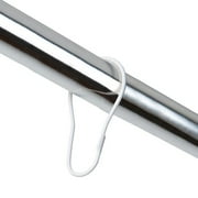Mainstays Wire Metal Shower Curtain Hooks, White