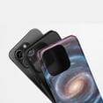 thumbnail image 5 of Tough 2 Layer Shockproof Protective Case Compatible with iPhone 17, Spiral Galaxy Space Theme Blue Design, 5 of 7