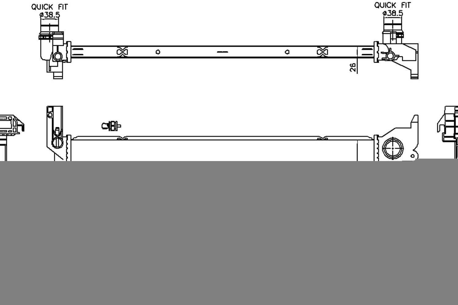 Nissens 606565 Radiator