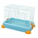 thumbnail image 5 of Jaula para conejos, casa para animales pequeños con bandeja separada, jaula de hábitat, jaula para conejos de interior, jaula para conejillos de india azul, 5 of 9